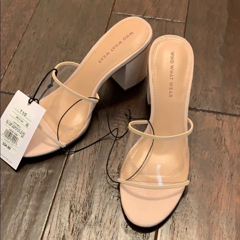 Target Clear Nude Heels